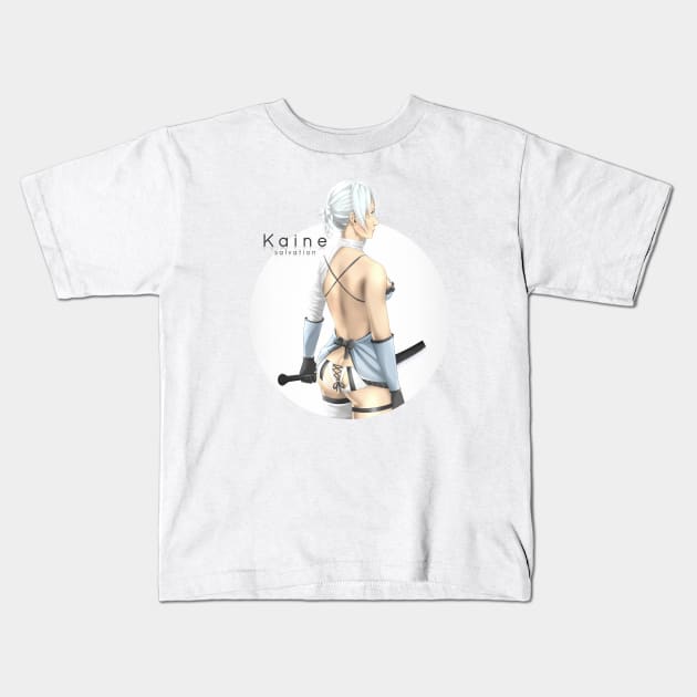 Kaine  - NieR Fanart Kids T-Shirt by StayAlivePlz